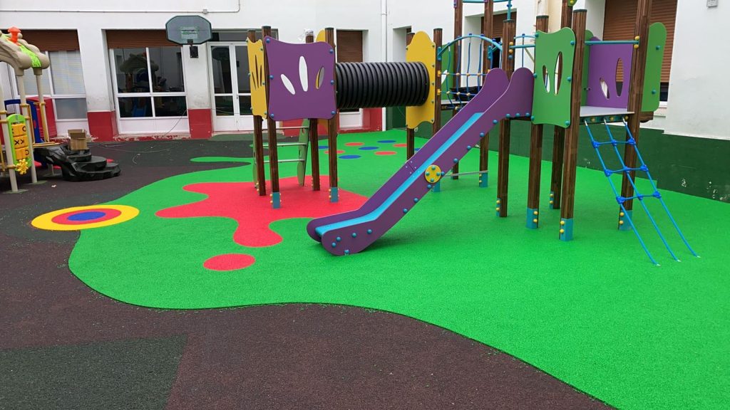 pavimento de caucho exterior