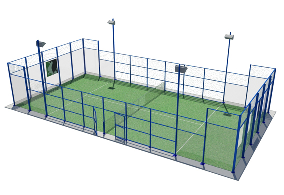 fabricación estructura de pista